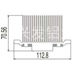 山字型散热器10----兴发工业铝型材