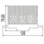 山字型散热器13----兴发工业铝型材