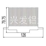 山字型散热器16----兴发工业铝型材