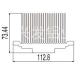 山字型散热器19----兴发工业铝型材