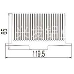 山字型散热器20----兴发工业铝型材