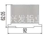 山字型散热器22----兴发工业铝型材