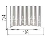 山字型散热器23----兴发工业铝型材
