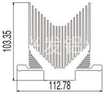 山字型散热器07----兴发工业铝型材