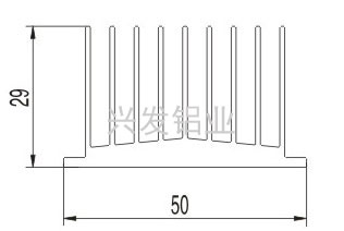 平板散热器10----兴发工业铝型材