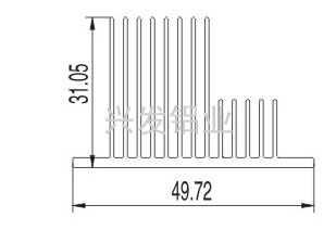 平板散热器01----兴发工业铝型材