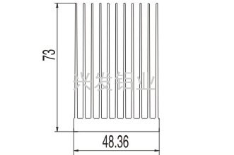 平板散热器03----兴发工业铝型材