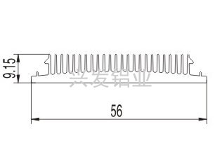 平板散热器06----兴发工业铝型材