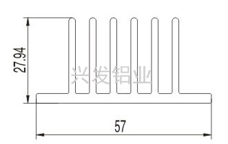 平板散热器02----兴发工业铝型材