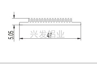 平板散热器11----兴发工业铝型材