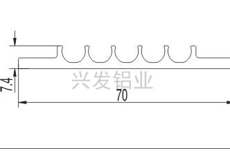 平板散热器12----兴发工业铝型材