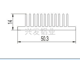 平板散热器04----兴发工业铝型材