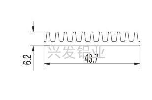 平板散热器06----兴发工业铝型材