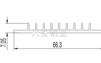 平板散热器07----兴发工业铝型材