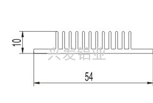 平板散热器09----兴发工业铝型材