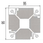 实心方型散热器01----兴发工业铝型材