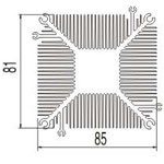 实心方型散热器11----兴发工业铝型材