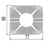 实心方型散热器14----兴发工业铝型材
