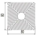 实心方型散热器16----兴发工业铝型材