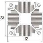 实心方型散热器06----兴发工业铝型材