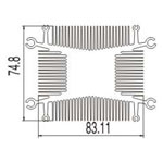 实心方型散热器09----兴发工业铝型材