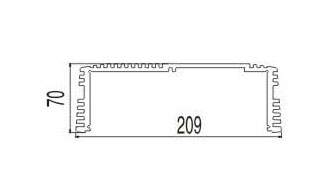 U型槽散热器10----兴发工业铝型材