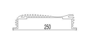 U型槽散热器06----兴发工业铝型材