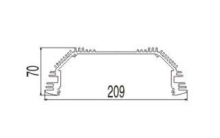 U型槽散热器05----兴发工业铝型材