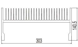 U型槽散热器06----兴发工业铝型材